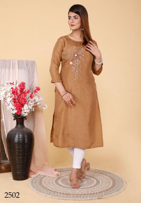 Stylishta Shalvi Soft Silk Designer Exclusive Kurti Collection